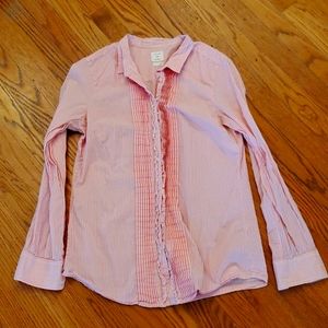 Gap striped button down shirt, size small